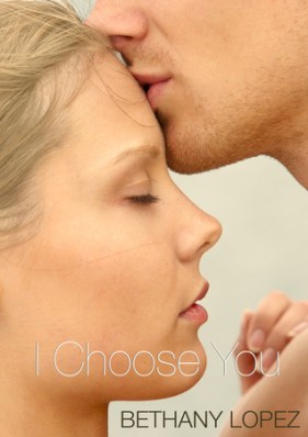 A young couple kissing