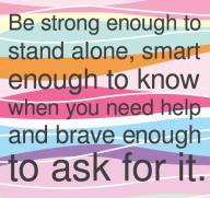 be strong enough to stand alone